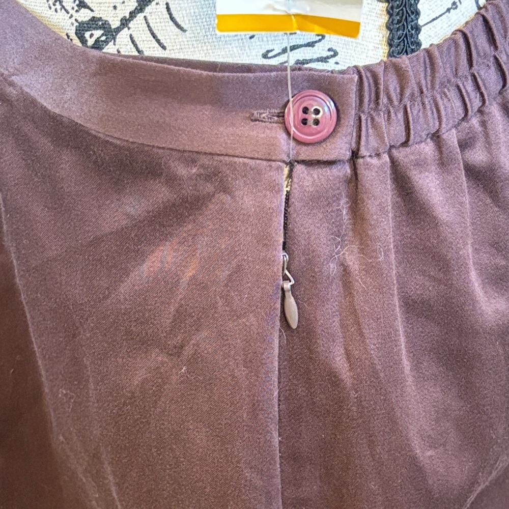 NWT Collections for Le Suit Chocolate and White Pant Suit Set - Picture 13 of 14